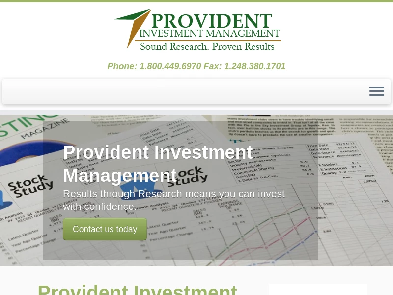 Provident Investment Management