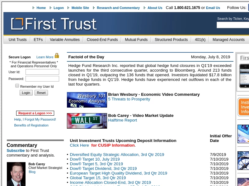 First Trust - www.FTPortfolios.com