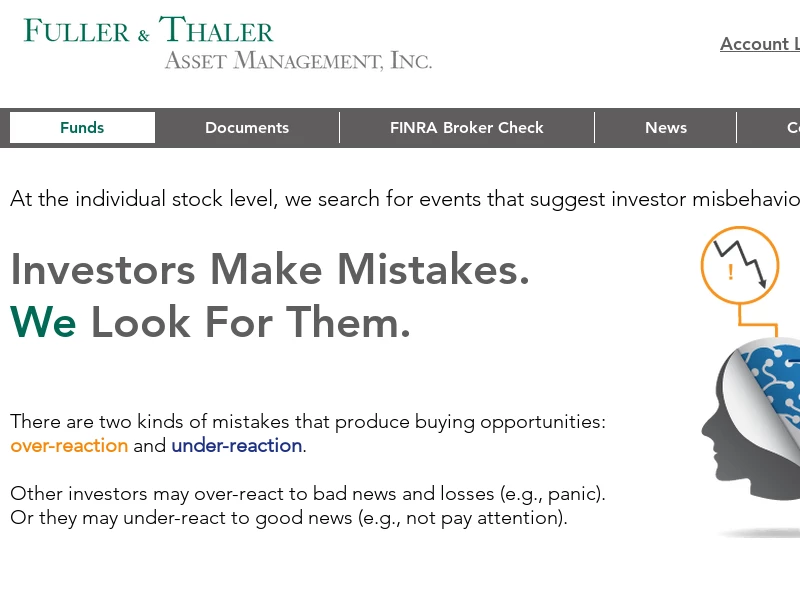 Fuller & Thaler Asset Management | Mutual Funds