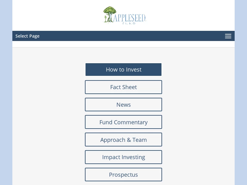 Appleseed Fund | Appleseed Capital Mutual Fund