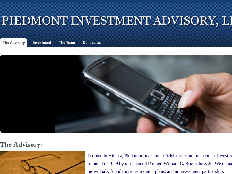 Piedmont Investment Advisory - The Advisory