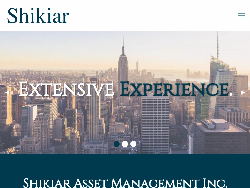 Home | Shikiar Asset Management, Inc
