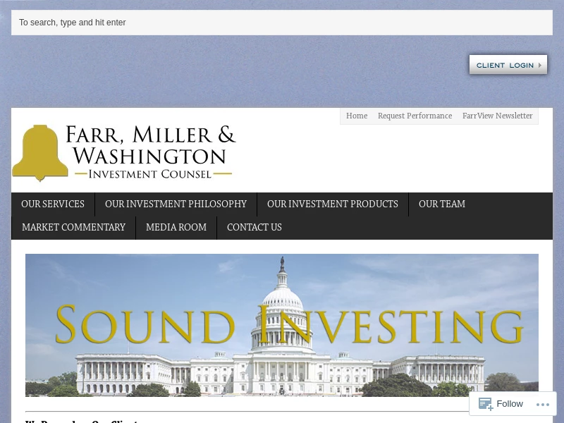 Wealth & Investment Management | Farr, Miller & Washington