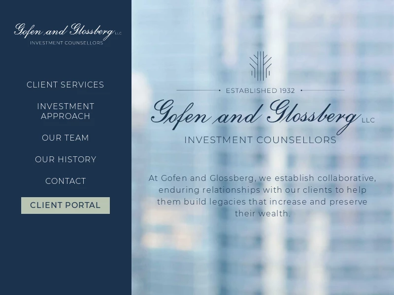 CI Gofen and Glossberg Private Wealth - Home