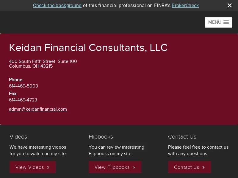 Keidan Financial Consultants, LLC