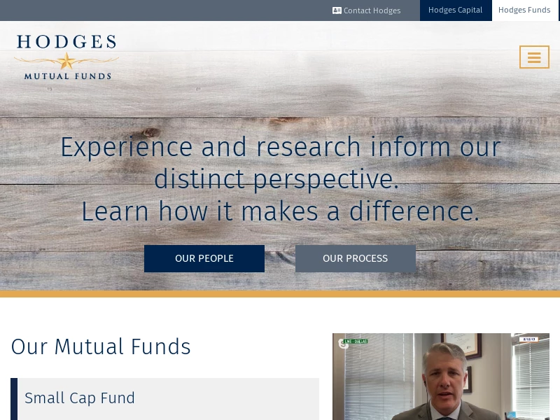 Home Page | Hodges Funds