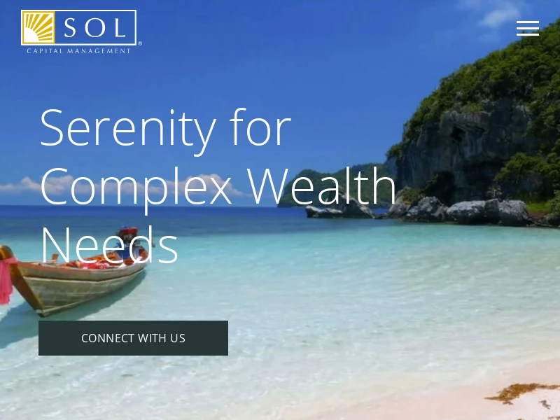 SOL Capital Management, Inc. Serenity for Complex Wealth Needs