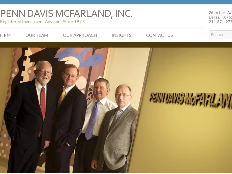 Penn Davis McFarland - A Registered Investment Advisor Since 1977
