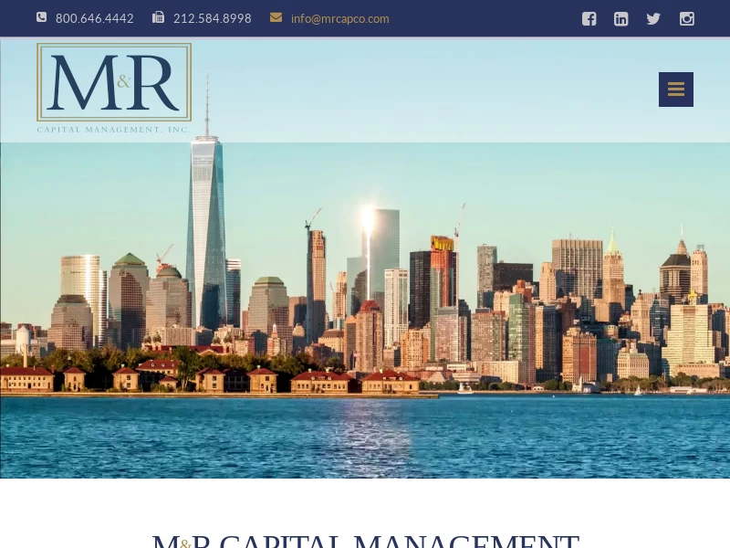 M&R Capital Management: Home