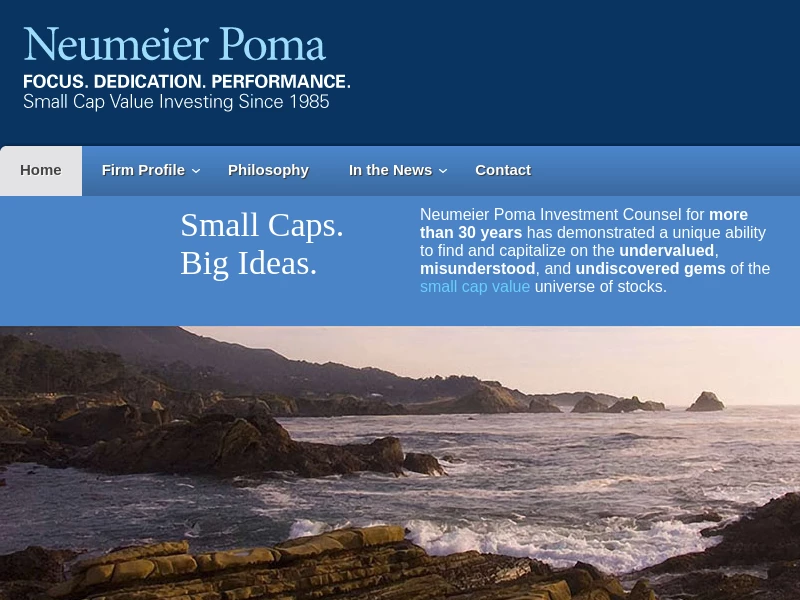 Neumeier Poma Investment Counsel | Carmel, California