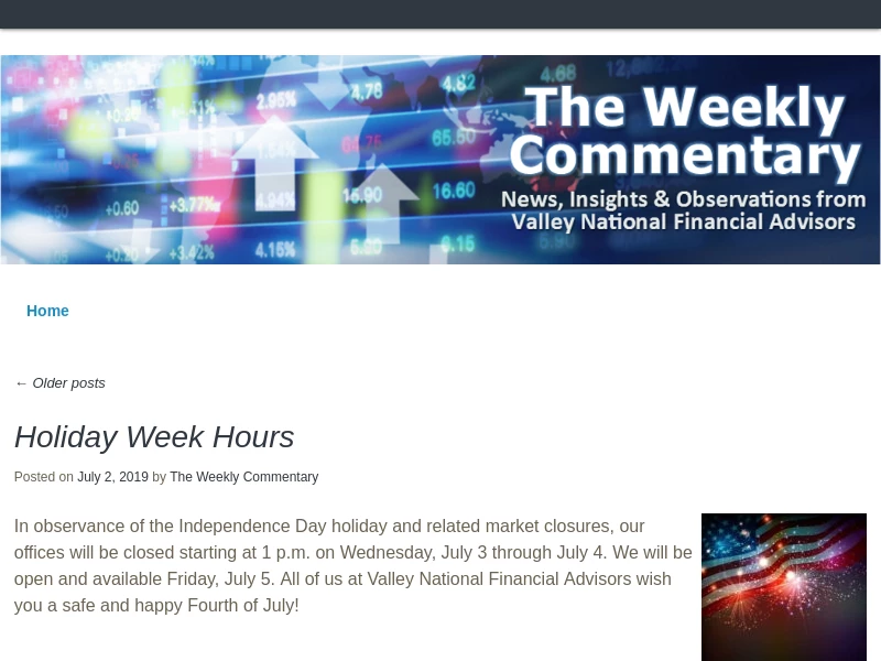 The Weekly Commentary - Observations of the current state of the stock and bond markets