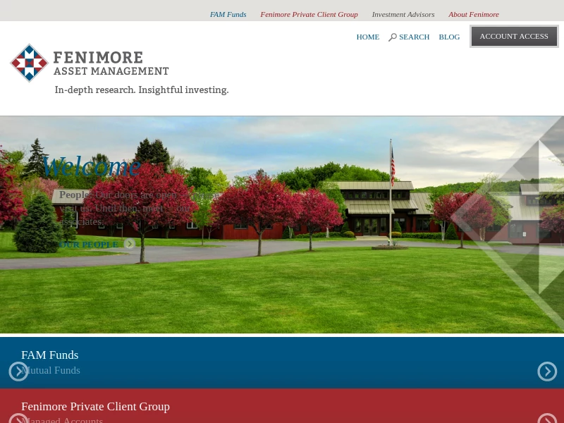 Page not found - Fenimore Asset Management