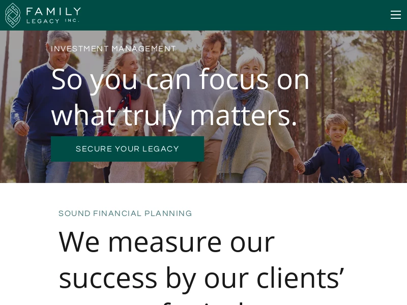 Financial Planning | Greenville SC | Family Legacy