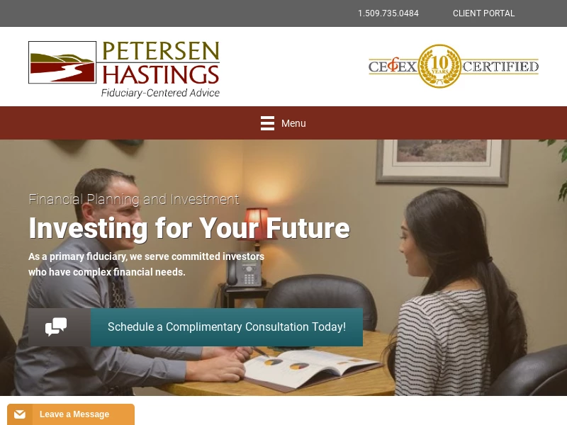 Petersen Hastings | Fiduciary-Centered Advice | Investment Advisors