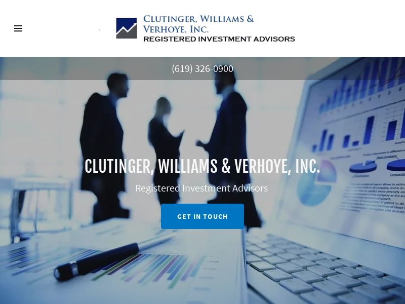 Clutinger, Williams & Verhoye, Inc. - Registered Investment Advisors