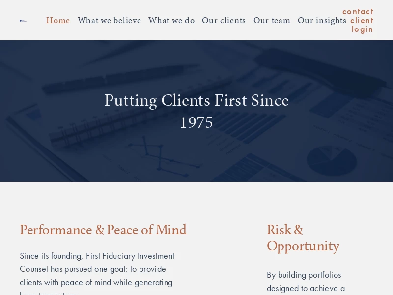 First Fiduciary Investment Counsel Inc.