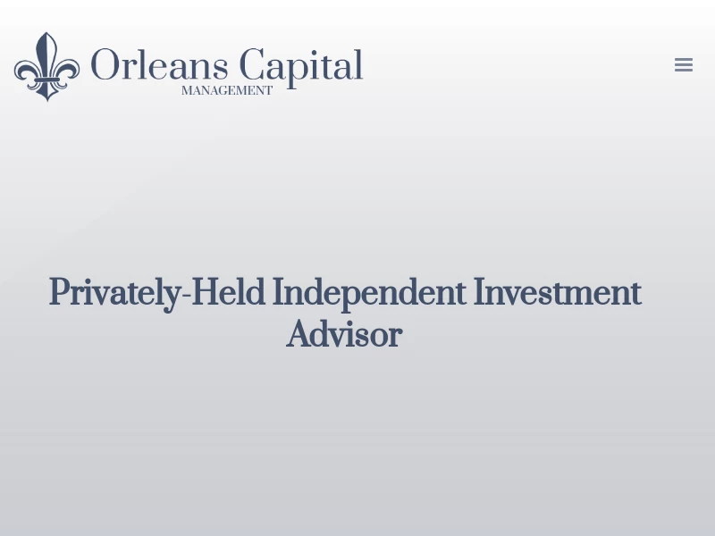 Orleans Capital Management | Privately-Held Investment Advisor