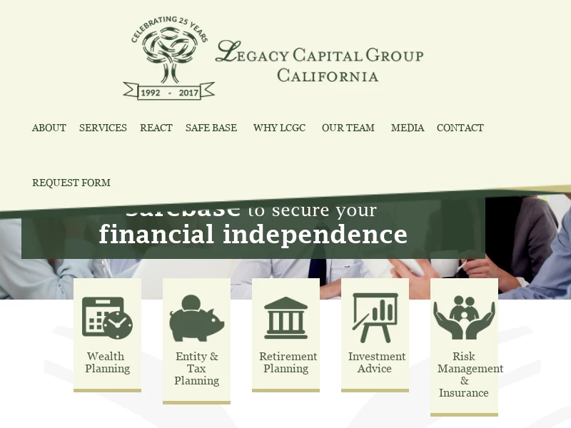 Legacy Capital Group Wealth Managers for All Phases of Life