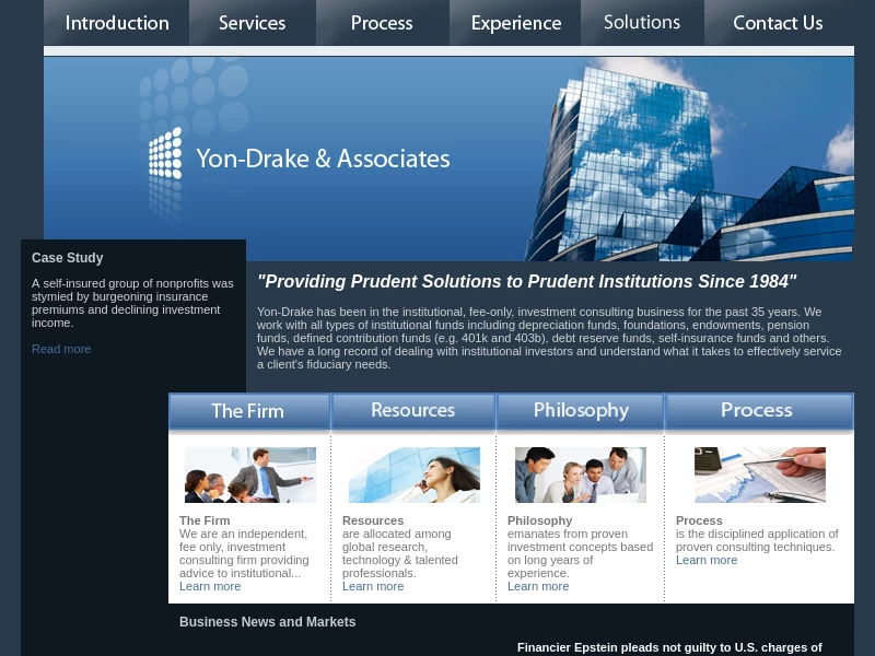 Yon-Drake & Associates | Providing Prudent Solutions to Prudent Institutions Since 1984