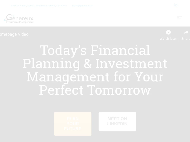 The Investment Management Firm to Plan Your Future | Genereux