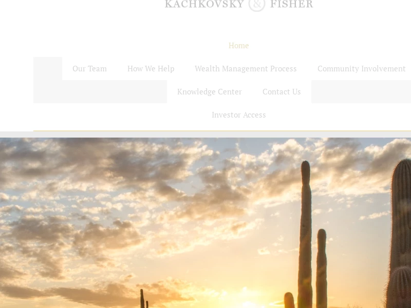 Index | Kachkovsky & Fisher | Phoenix, AZ | Evergreen, CO