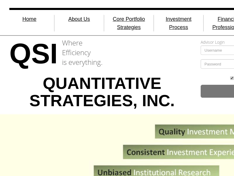 Quantitative Strategies, Inc.