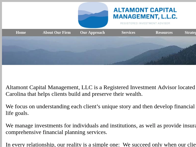 Altamont Capital Management, Financial Advisor | Home Page | Altamont Capital Management, LLC