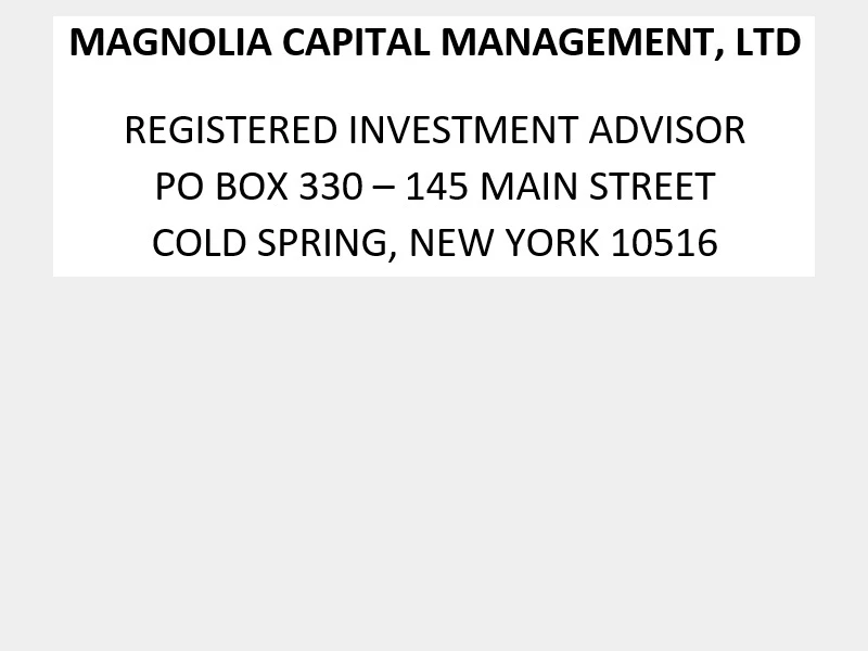 Magnolia Capital Management, LTD