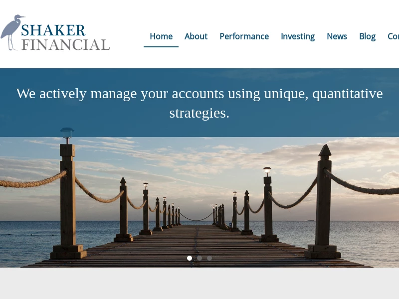 Home | Shaker Financial Services, LLC