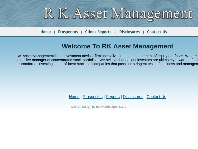 RK Asset Management