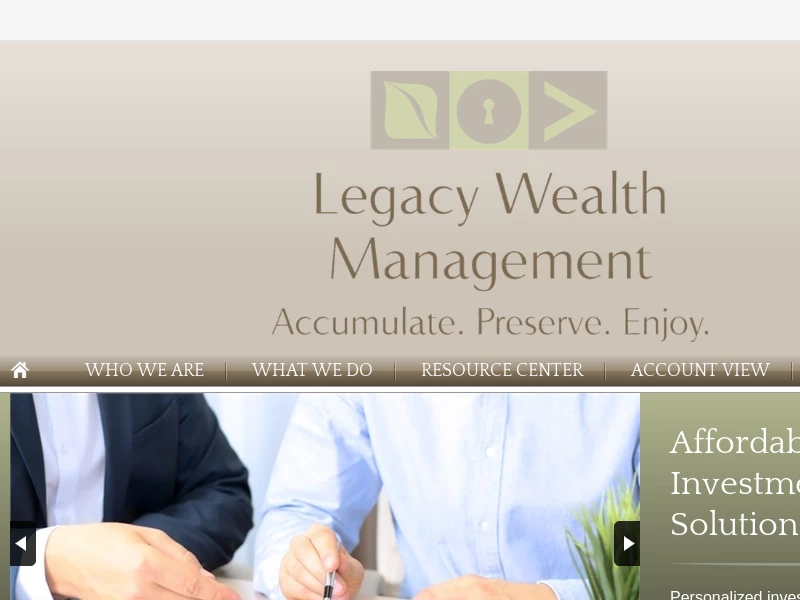 Financial Advisor Mt. Pleasant, SC — Legacy Wealth Management