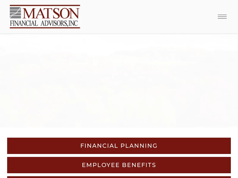 Matson Financial Advisors, Inc. — Matson Financial Advisors, Inc.