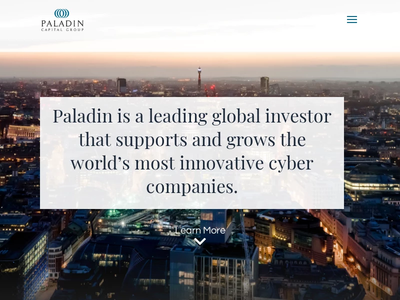 Paladin Capital Group - Cyber Venture Capital
