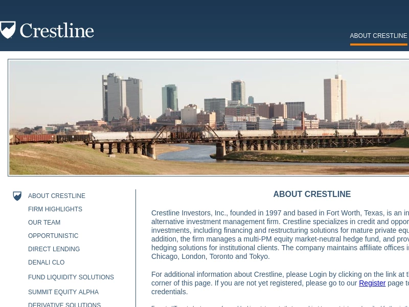About Crestline - Crestline Investors, Inc.