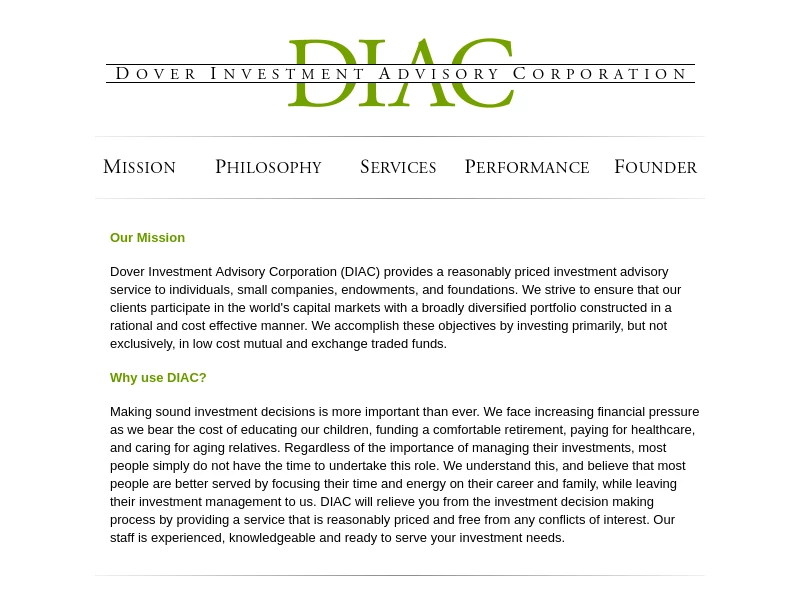 DIAC Mission
