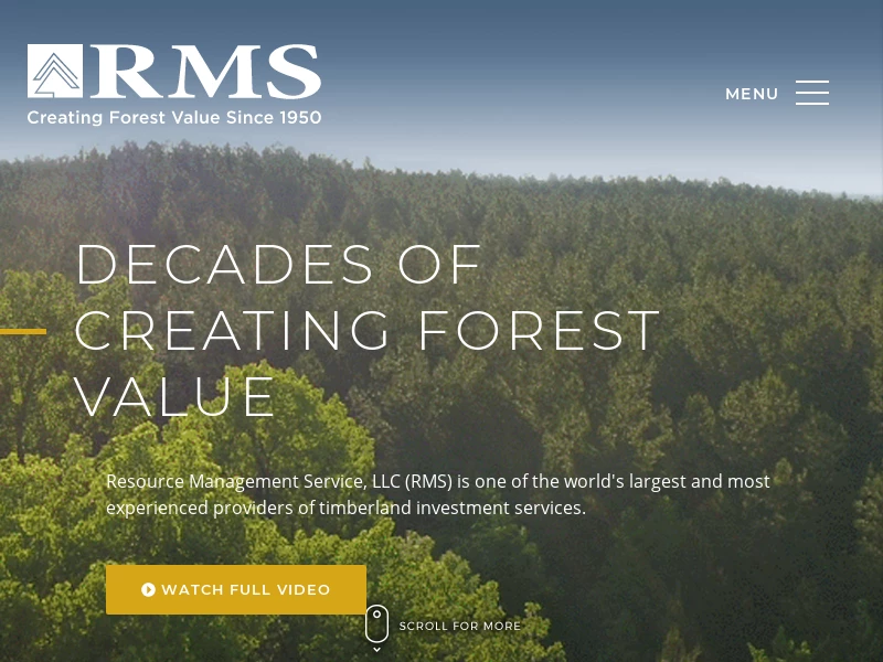 Resource Management Service: Timberland Investments