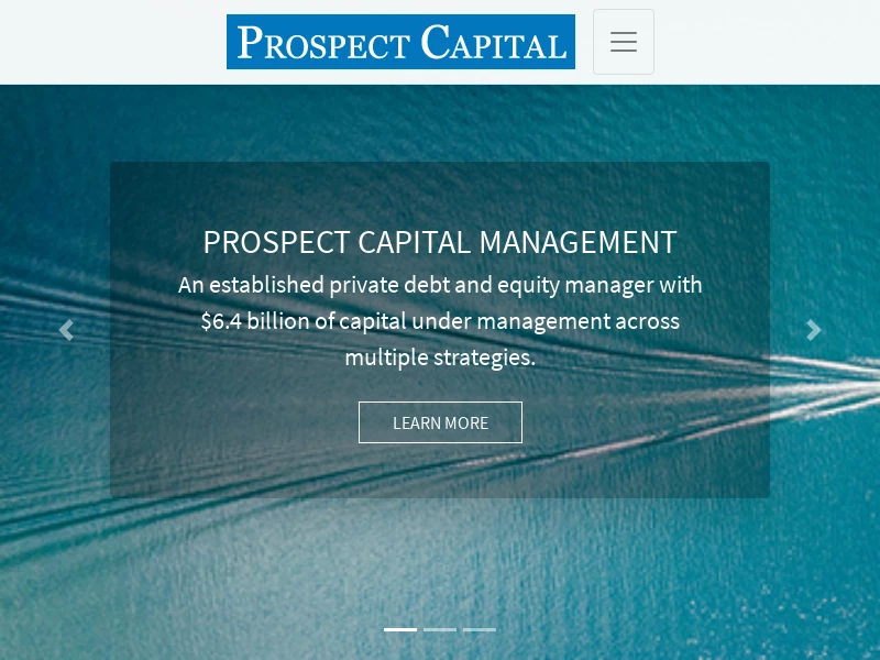 Home - Prospect Capital Management