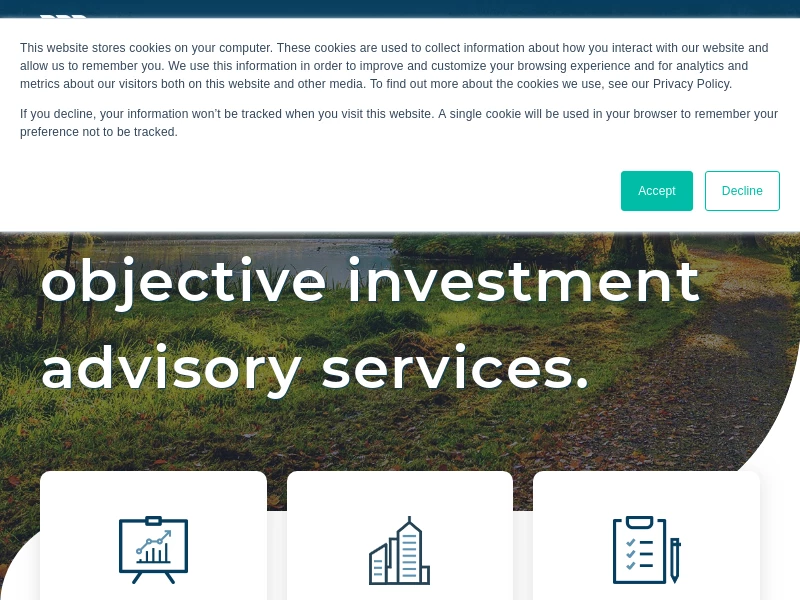 Forward-thinking, objective investment advisory services.