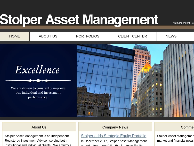Stolper Asset Management – An Independent Registered Investment Adviser