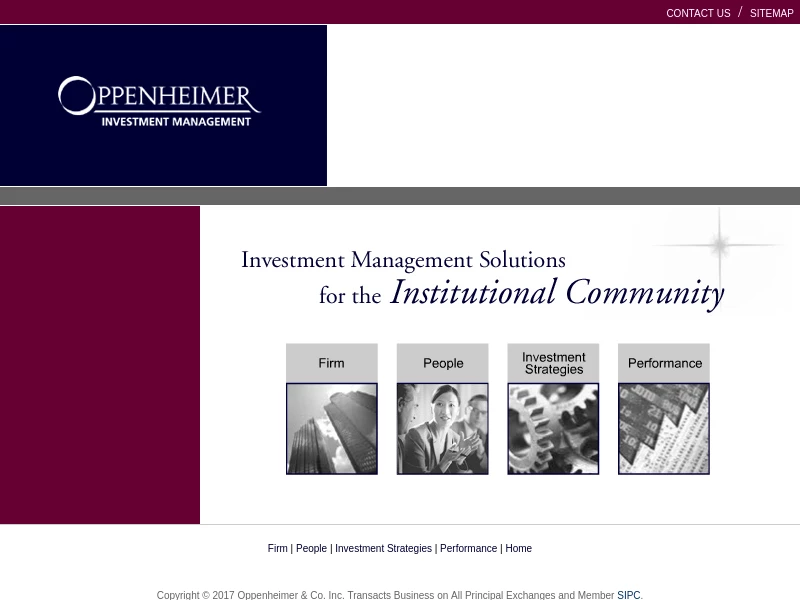 Welcome to Oppenheimer Investment Management