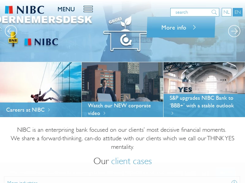 NIBC Bank | Tailor-made solutions at decisive financial moments