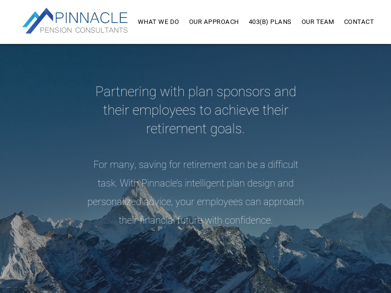WHAT WE DO - PINNACLE PENSION CONSULTANTS