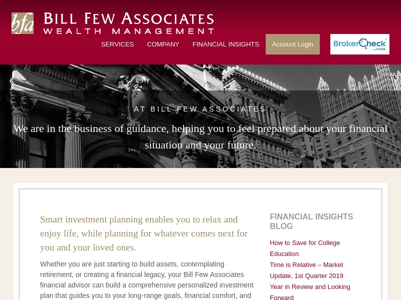 Bill Few | Financial Advisor | Financial PlanningBill Few Associates