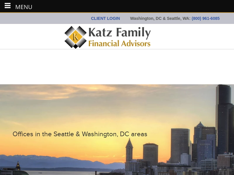 Katz Family Financial Advisors Alexandria VA Kirkland WA