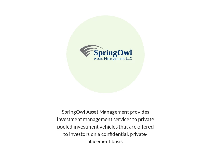 SpringOwl Asset Management