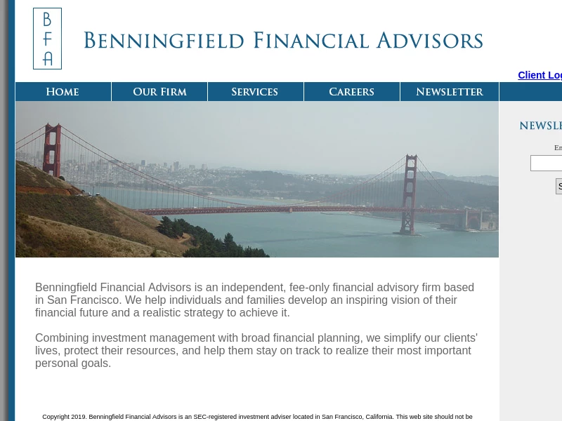 BENNINGFIELD FINANCIAL ADVISORS, LLC