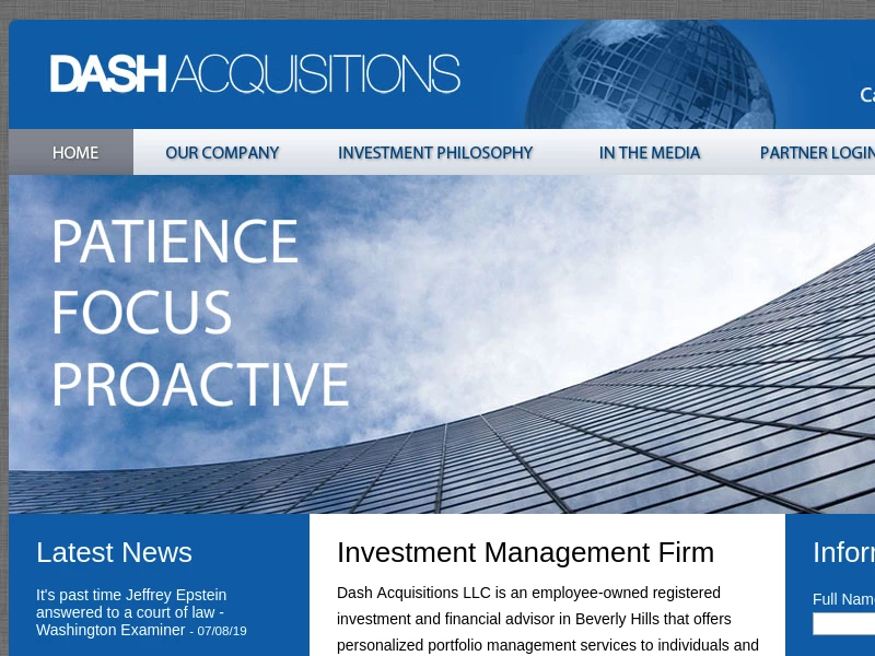 Top Financial Advisors Beverly Hills | Dash Acquisitions