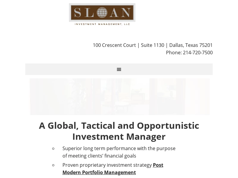 Sloan Investment Management