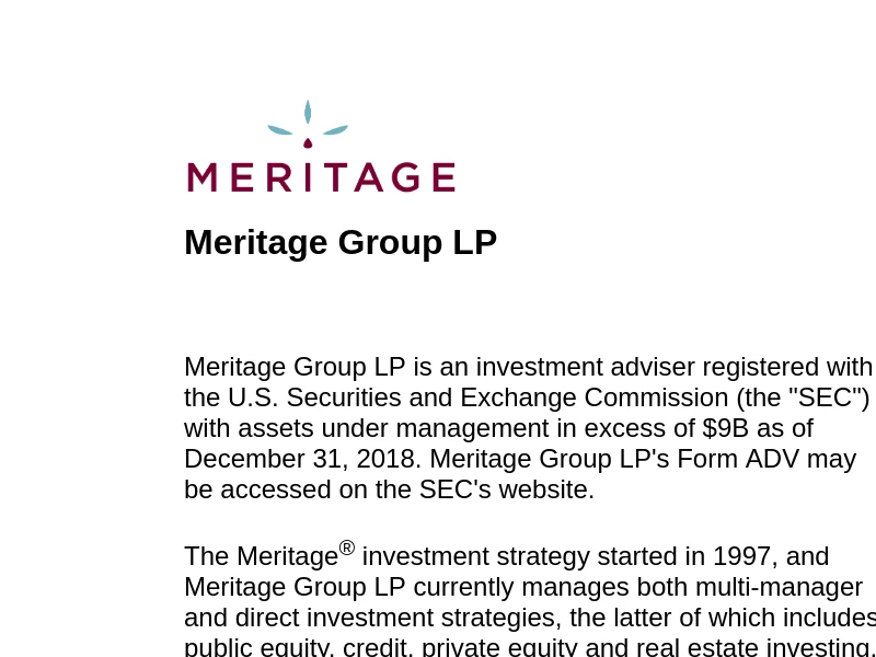 Meritage Group LP