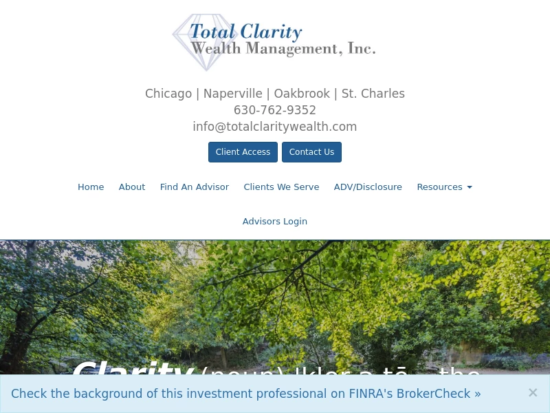 Home | Total Clarity Wealth Management, Inc.